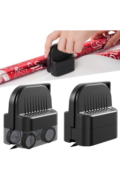 Generic Wrapping Paper Cutter with Wheels, Gift Wrap Cutter, Straight Line Gi...