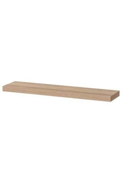 IKEA LACK ayaksız duvar rafı, ağartılmış meşe görünümlü, 110x26 cm
