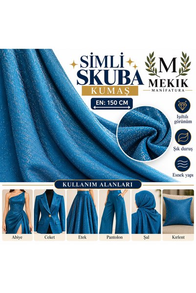 MEKİK MANİFATURA SREBRNA SCUBA TKANINA
