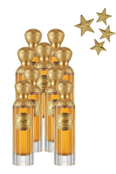 Al aqeeq 9 قطع Gissaty Golden Dust Perfume 100مل