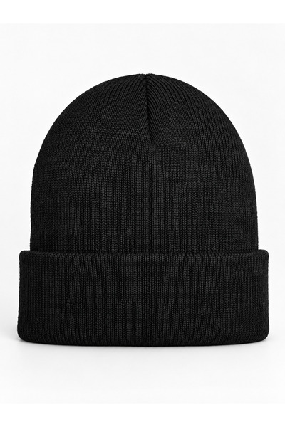 EDS DERİ ÜRÜNLERİ Unisex Folded Winter Beanie