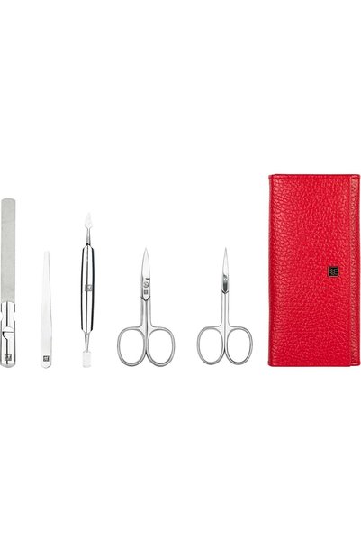 ZWILLING Σετ Μανικιούρ & Πεντικιούρ 5 τεμαχίων με ψαλίδια νυχιών, δερμάτινο