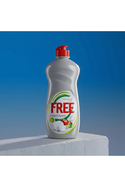 FREE Bax complet Vase Măr și Lime 500 ml – 21 bucăți