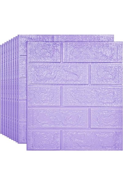 GENERAL 10 PCS Black 3D Wall Panels, 14.5 sq.feet Coverage, Printable Wallpap...