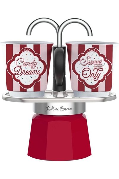 Bialetti Σετ Καφετιέρας Μίνι Εξπρές 2ΤΖ + 2 Κούπες Κάντιλαντ 90 ml - (5461)