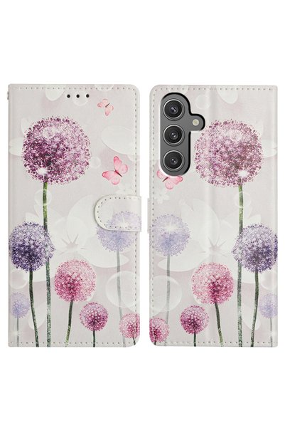 XGSM Husă tip carte pentru Samsung Galaxy A56 5G, Portofel, Păpădie