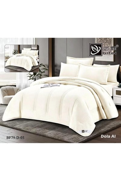 BIET ALMAFROSHAT Comforter Set with Double-Sided Velvet Fur Bedspread, Winter...
