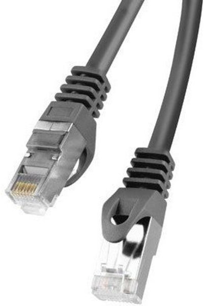 Lanberg Καλώδιο Δικτύωσης Μαύρο 3 μ. Cat6 F/Utp (FTP) - (PCF6-10CC-0300-BK)