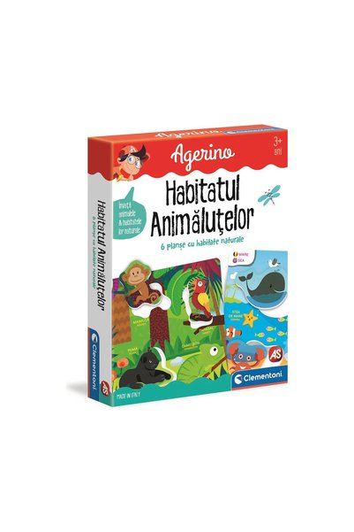 Agerino Joc Educativ Habitatul Animalutelor