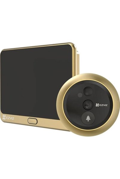 EZVIZ Ασύρματο Ματάκι Πόρτας DP2C Pro Χρυσό - (318500315)