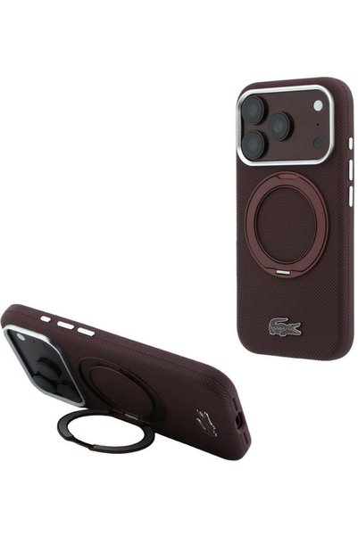 Lacoste Θήκη Petit Pique με Βάση Δαχτυλίδι Magsafe για iPhone 18 Pro / 17 Pro...