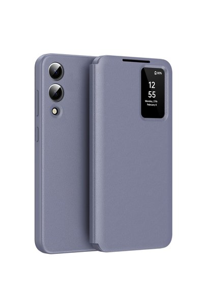 XGSM Husă Smart View pentru Samsung Galaxy S25 Edge cu buzunar pentru carduri...
