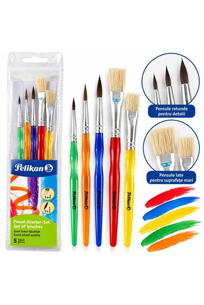 Pelikan Set 5 Pensule pentru Pictură
