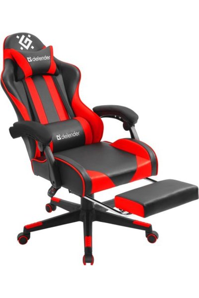 Defender Καρέκλα Gaming Rock Κόκκινο Μαύρο - (64346)