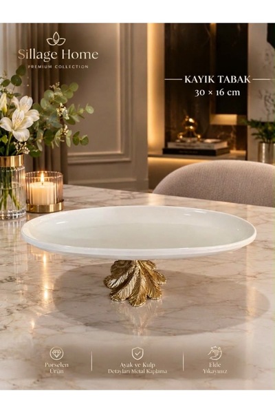 Sillage Home Modern Kayık Sunum Tabakları ,Çeyizlik