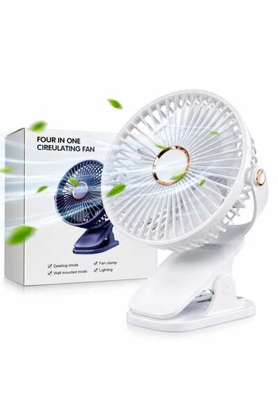 Reduceri Engros Φορητός ανεμιστήρας με κλιπ, 20x15 εκ., USB, 360 °   Περιστρο...