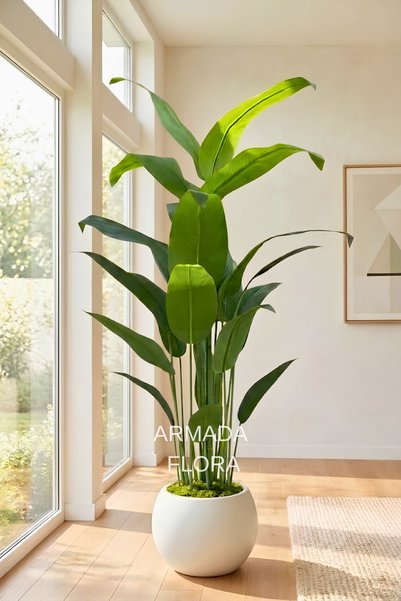 Armada Flora Premium Yapay Starliçe (Cennet Kuşu) Ağacı 160 cm 20 Yapraklı 30...