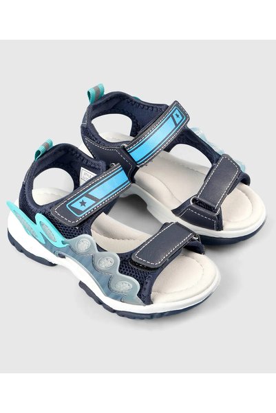 Cute Walk by Babyhug صندل بإغلاق فيلكرو - أزرق متوفر عبر الإنترنت في السعودية...