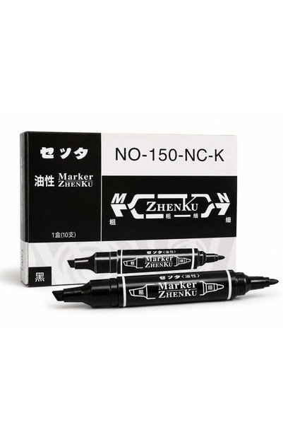 Reduceri Engros Marker Permanent cu Ulei 10/set, Dublu Vârf Gros-Fin, Culoare...