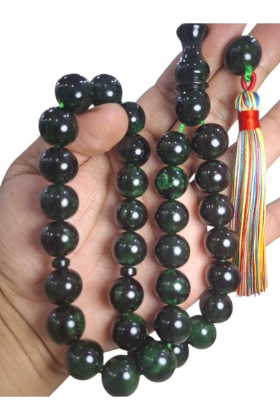 Cekke Tesbih Original Squeeze Amber 15 mm Large Prayer Beads Suitable for Dai...