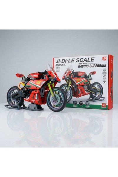 OEM Τεχνικό Σετ Κατασκευής Μοτοσικλέτας JiuLe από Τουβλάκια, 461 Τεμάχια, 52,...