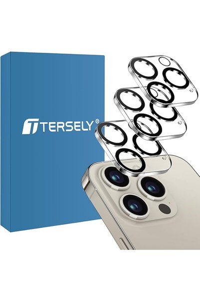 T Tersely واقي عدسة الكاميرا لآيفون 18 برو ماكس، عبوة من 3 قطع