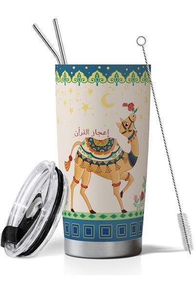 GALADUNE كوب قهوة للسفر من الفولاذ المقاوم للصدأ، معزول حراريًا بجدار مزدوج م...