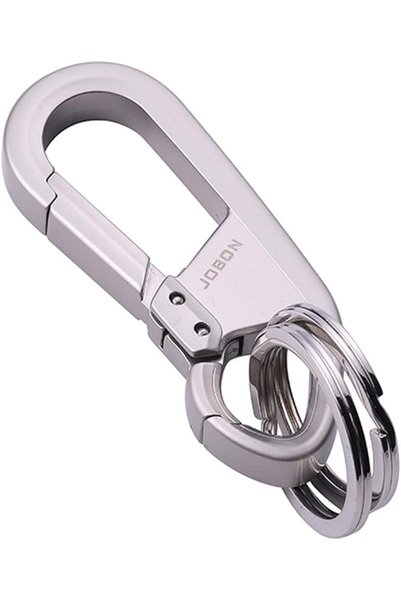 NOVOLAN Car Key Chain Key Ring Key Fob, Polished Keychain Men Women Waist-Mou...
