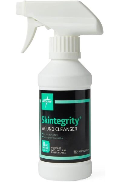 MEDLINE - MSC6008 Skintegrity Wound Cleanser, 8 ounce Spray Bottle, for wound...