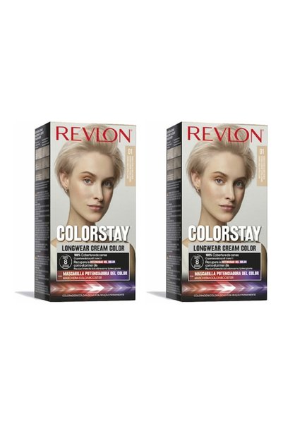Revlon 2x Πακέτο Βαφής Μαλλιών Colorstay, N 001