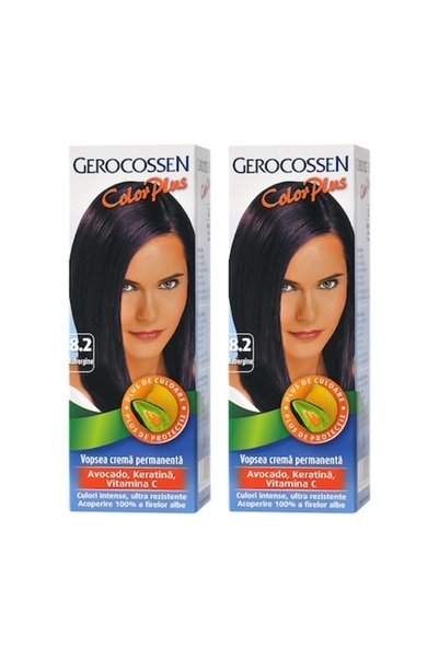 GEROCOSSEN 2 броя Vopsea Color Plus, 8.2, Патладжан