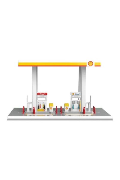Genel Markalar CCA 1/64 Shell Gaz Benzin İstasyonu Shell Benzinlik Diorama Ma...