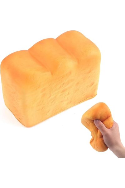 TERRIFI Bread Squishy Toy, Slow Rising with Realistic Food Shape and Soft Tac...
