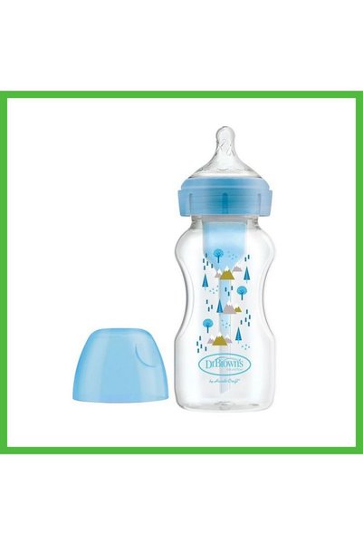 VAVENİ PP Geniş Ağız Options Biberon 270 ml Mavi · Renk: Mavi ARZ