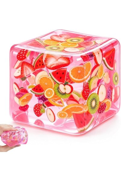 TERRIFI Fruit Squishy Stress Ball, Slow Rising Fruit Squeeze Toy, Soft Sensor...