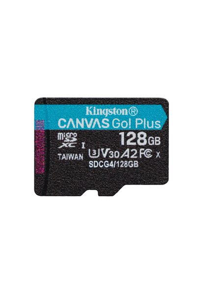 Kingston Card de memorie Canvas Go! Plus Micro-SDXC, 128 GB, Clasa 10