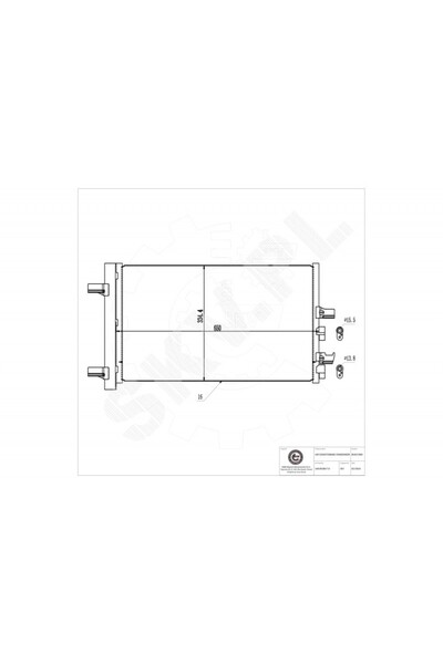 ESEN SKV Radiator aer condiționat BMW 2 X1 X2 MINI Mini Countryman cu uscător...