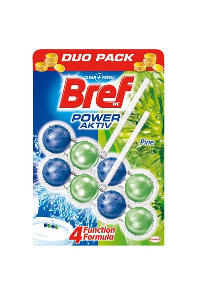 Bref Power Aktiv Πεύκο Μπλοκ Τουαλέτας, 2 x 50 γρ.