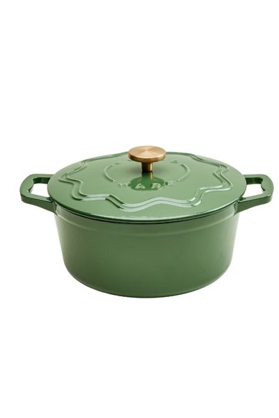STELLAR Oală Judgeware, din fontă emailată, 26 cm, 4.5 l, Verde