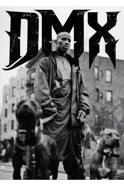 BLANKD DMX American Rapper Music Hip Hop Metal Poster - Magnetic Wall Art Print