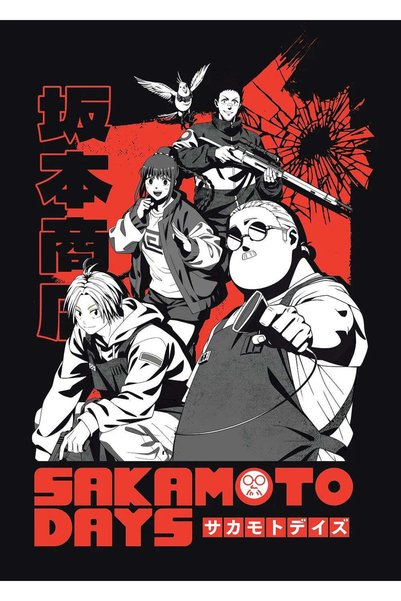 BLANKD Sakamoto Days Hitmen Anime Metal Poster - Magnetic Wall Art Print