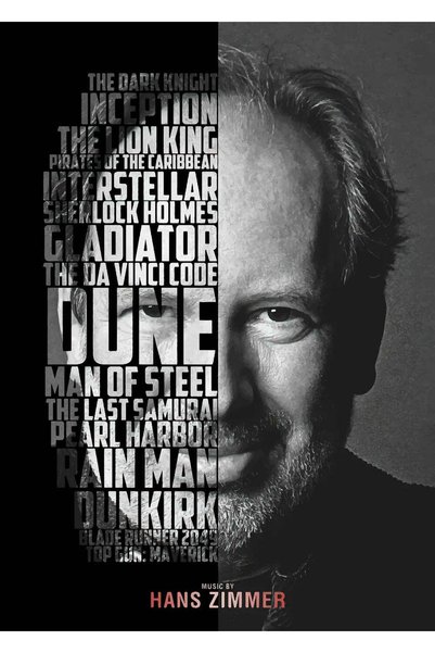 BLANKD Hans Zimmer Music Metal Poster - Magnetic Wall Art Print