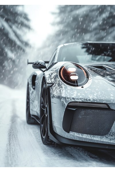 BLANKD Porsche 911 2 Car Metal Poster - Magnetic Wall Art Print