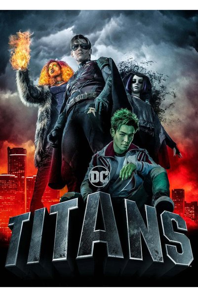 BLANKD Titans Movie Metal Poster - Magnetic Wall Art Print