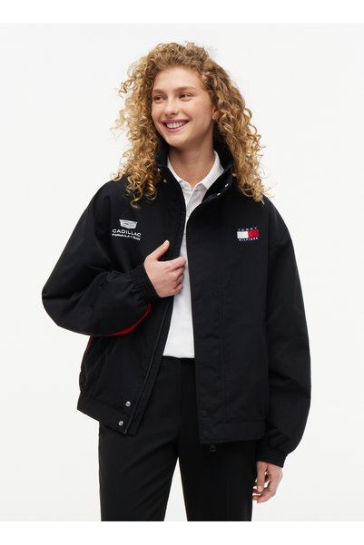Tommy Hilfiger MN0MN00113BDS_TH X CF1 GRAPHIC FL Siyah Erkek Kapüşonlu Baskıl...