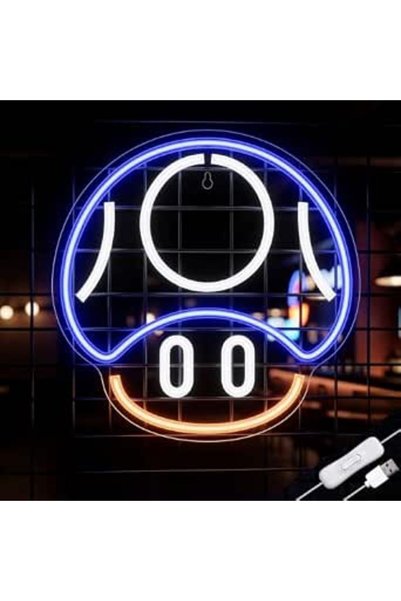 TIKHOME لافتة نيون مضيئة بتقنية LED، إضاءة نيون للحائط تعمل بالـUSB، إضاءة ني...