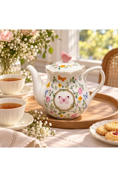 Easy Life Collection's Porselen Çaydanlık - 900 ml