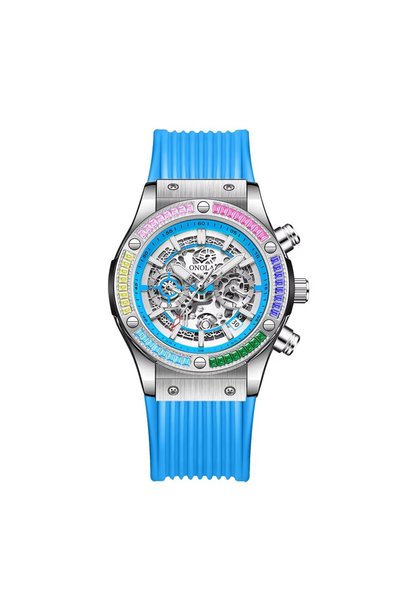 Bluejw ONOLA 6840 Retro Watch for Men Colorful Dial Design Life Waterproof Qu...