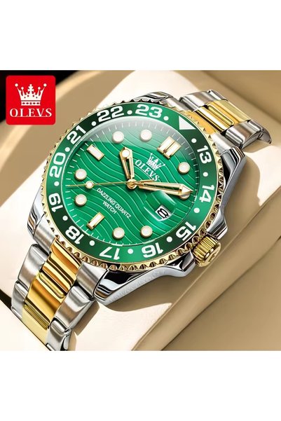 Bluejw OLEVS Original Brand High Fashion Men's Watch WaterproofCalendar Quart...