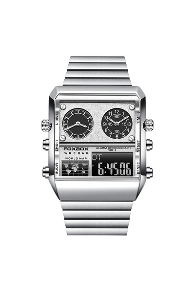 Bluejw Men's Electronic Quartz Watch Multi-functional Display Electronic Belt...
